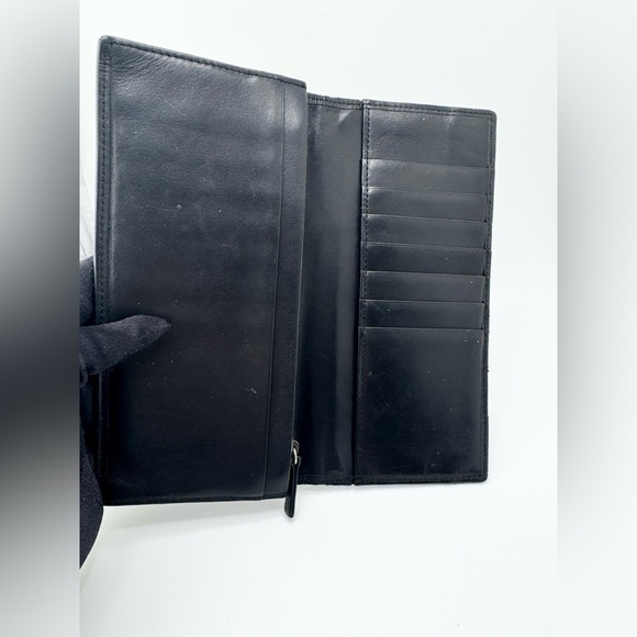 Burberry Black Label Long Wallet with Silver Hardware - Picture 11 of 14